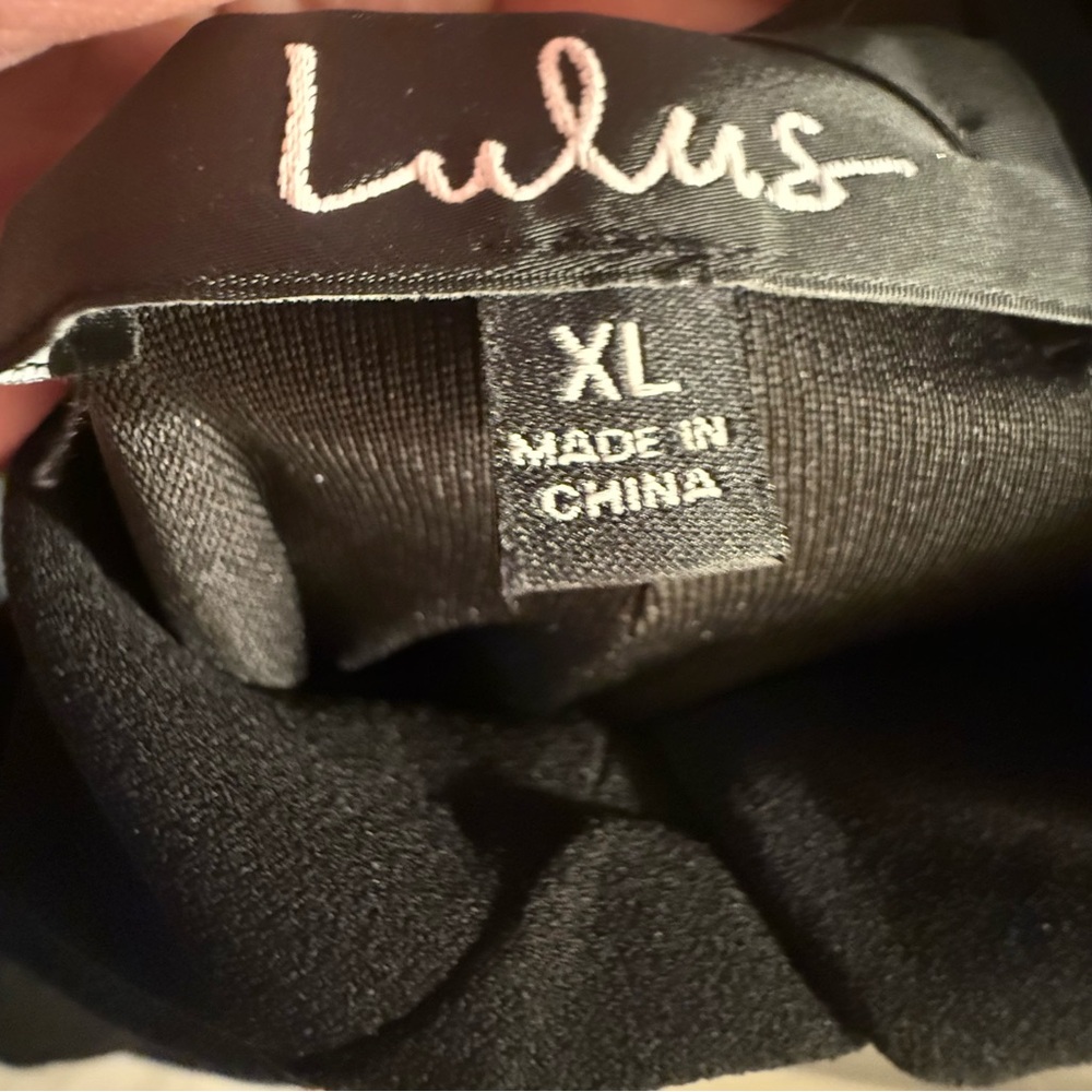 Lulus Lynne Black Off-the-shoulder Maxi Dress - Size L - Picture 2 of 4